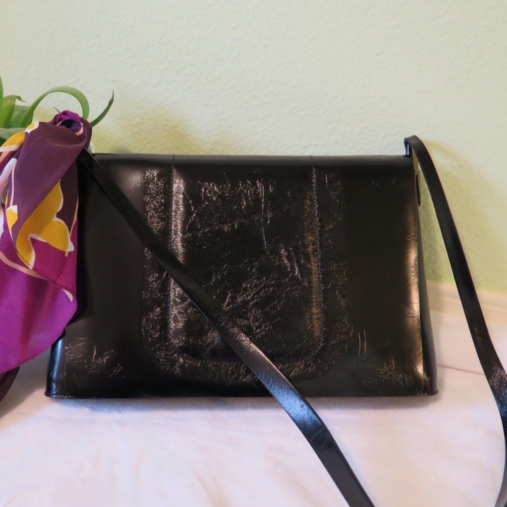 Francesco Biasia ☆ Black Italian Leather Bag